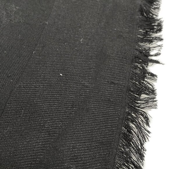 Auth LOUIS VUITTON Shawl Monogram M71329 Noir - Unconfirmed Scarf - Picture 4 of 11